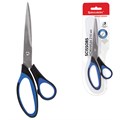 Ножницы BRAUBERG "Office-Expert" 216 мм, сине-черные, резиновые вставки, 3-х сторонняя заточка, 231563 231563