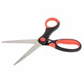Ножницы BRAUBERG "Office", 160 мм, красно-черные, прорезиненные ручки, 2-х сторонняя заточка, 231564 231564