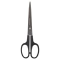 Ножницы BRAUBERG "Standard" 180 мм, черные, классической формы, 2-х сторонняя заточка, 237096 237096