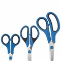 Ножницы BRAUBERG "UNIVERSAL" 3 шт. (140, 170, 210 мм), черно-синие ручки, ВЫГОДНАЯ УПАКОВКА, 272978 272978
