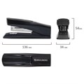 Степлер № 24/6, 26/6 BRAUBERG "SUPER", до 30 листов, черный, 272739 272739