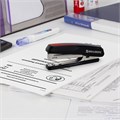 Степлер №10 BRAUBERG "Extra", до 20 листов, антистеплер, черно-красный, 229079 229079