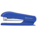 Степлер №10 BRAUBERG "SX-19", до 12 листов, с антистеплером, синий, 228588 228588