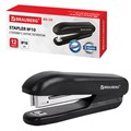 Степлер №10 BRAUBERG "SX-19", до 12 листов, с антистеплером, черный, 228587 228587
