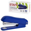 Степлер №10 STAFF "Profit", до 12 листов, с антистеплером, синий, 228738 228738