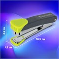 Степлер №10 металлический BRAUBERG "UNIVERSAL GT", до 16 листов, с антистеплером, зеленый, 272752 272752