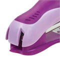 Степлер №10 МИНИ ЮНЛАНДИЯ, до 15 листов, с антистеплером, эргономичный, фиолетовый, 228492 228492