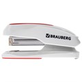 Степлер №24/6, 26/6 BRAUBERG "Extra", до 30 листов, серо-красный, 229088 229088