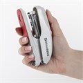 Степлер №24/6, 26/6 BRAUBERG "Extra", до 30 листов, серо-красный, 229088 229088