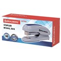 Степлер №24/6, 26/6 BRAUBERG "Extra", до 30 листов, серо-синий, 229087 229087