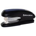 Степлер №24/6, 26/6 BRAUBERG "Extra", до 30 листов, черно-синий, 229084 229084
