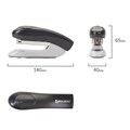 Степлер №24/6, 26/6 BRAUBERG "Original", до 25 листов, черный, 222533 222533