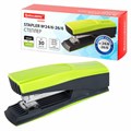 Степлер №24/6, 26/6 BRAUBERG "SUPER", до 30 листов, зелено-черный, 272741 272741