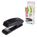 Степлер №24/6, 26/6 STAFF "Basic", до 20 листов, черный, 224626 224626
