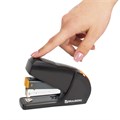 Степлер ЭНЕРГОСБЕРЕГАЮЩИЙ №24/6, 26/6 BRAUBERG "Easy Press", до 25 листов, БЕЗ УСИЛИЙ, 224348 224348