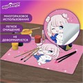 Настольное покрытие ЮНЛАНДИЯ, А4+, пластик, 33x23 см, "Anime pals", 272371 272371