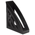 Лоток вертикальный для бумаг BRAUBERG "Office style", 245х90х285 мм, черный, 237278 237278