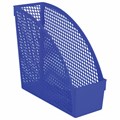 Лоток вертикальный для бумаг STAFF "Profit", 270х100х250 мм, сетчатый, полипропилен, синий, 237250 237250