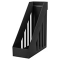 Лоток вертикальный для бумаг, увеличенная ширина (277х100х290 мм), BRAUBERG-MAXI, черный, 231050 231050
