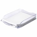 Лоток горизонтальный для бумаг BRAUBERG "Delta", A4 (340х270х60 мм), прозрачный, 237262 237262