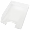 Лоток горизонтальный для бумаг BRAUBERG "Office style", 320х245х65 мм, прозрачный, 237288 237288