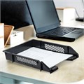 Лоток горизонтальный для бумаг BRAUBERG "Office-Expert", А4 (343х262х58 мм), сетчатый черный, 238015 238015