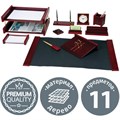 Набор подарочный настольный BESTAR "Platon" из дерева, 11 предметов, цвет "красное дерево", 236373 236373