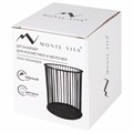 Органайзер стаканчик для косметики и мелочей MONTE VITA, металлический, 100х80 мм, черный, 272485 272485