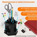 Подставка-органайзер BRAUBERG MAXI DESK, 10 отделений, вращающаяся, 157х140х175 мм, черная, 238093 238093