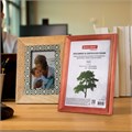 Рамка 15х20 см, дерево, багет 18 мм, BRAUBERG "Pinewood", красное дерево, стекло, подставка, 391217 391217