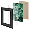 Рамка 15х21 см небьющаяся, багет 47 мм, пластик, BRAUBERG "Albert", черная, 391263 391263