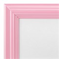 Рамка 21х30 см небьющаяся, багет 17,5 мм, пластик, BRAUBERG "Colorful", розовая, 391248 391248