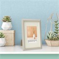 Рамка 21х30 см с паспарту 13х18 см, небьющаяся, аналог IKEA, багет 26 мм, МДФ, BRAUBERG "Zool", серая, 391377 391377