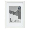 Рамка 21х30 см с паспарту 15х21 см небьющаяся, багет 20 мм пластик, BRAUBERG "New Age", белая, 391276 391276