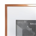 Рамка 21х30 см с паспарту 15х21 см небьющаяся, багет 5 мм, пластик, BRAUBERG "Smart", золотистая, 391279 391279
