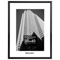 Рамка 30х40 см небьющаяся, багет 14 мм, пластик, BRAUBERG "Original", черная, 391230 391230