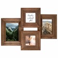 Рамка из мангового дерева BRAUBERG LOFT QUAD, фото разного размера, стекло, 52х39 см, 391283 391283