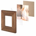 Рамка из мангового дерева BRAUBERG LOFT QUAD, фото разного размера, стекло, 52х39 см, 391283 391283