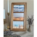 Рамка из мангового дерева BRAUBERG LOFT TRINITY, 3 фото 10х15 см, стекло, 20х35,5 см, 391282 391282