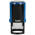Оснастка для печатей, оттиск D=42 мм, синий, TRODAT 4642 PRINTY 4.0, корпус синий, крышка, подушка, 66584 236813