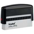 Оснастка для штампа, размер оттиска 70х10 мм, синий, TRODAT 4916 P4, подушка в комплекте, 52908 236820