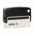 Штамп самонаборный 2-строчный, оттиск 69х10 мм, синий без рамки, GRM 15, КАССА В КОМПЛЕКТЕ, 116000090 237740