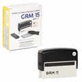 Штамп самонаборный 2-строчный, оттиск 69х10 мм, синий без рамки, GRM 15, КАССА В КОМПЛЕКТЕ, 116000090 237740