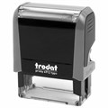 Штамп самонаборный 4-стр, 47х18 мм, синий, TRODAT 4912P4/DB, корпус СЕРЫЙ, КАССЫ В КОМПЛЕКТЕ, 43215 238365