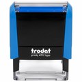 Штамп самонаборный 4-стр, 47х18 мм, синий, TRODAT 4912P4/DB, корпус СИНИЙ, КАССА В КОМПЛЕКТЕ, 67581 238367