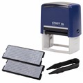 Штамп самонаборный 8-строчный STAFF, оттиск 60х40 мм, "Printer 8027", КАССЫ В КОМПЛЕКТЕ, 237430 237430