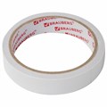 Клейкая двухсторонняя лента 19 мм х 10 м, БУМАЖНАЯ ОСНОВА, BRAUBERG, 227268 227268