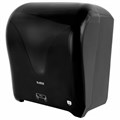 Диспенсер для полотенец в рулонах с автоотрезом листа EXTRA LAIMA PROFESSIONAL, (система H1), черный, ABS-пластик, 609476, 303053 609476