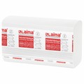 Полотенца бумажные 200 шт., LAIMA (H2) PREMIUM, 2-слойные, белые, КОМПЛЕКТ 21 пачка, 22,5х21,3 см, Z-сложение, 111339 111339
