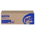 Полотенца бумажные 200 шт., PROtissue (H3) PREMIUM, 2-слойные, белые, КОМПЛЕКТ 20 пачек, 22х21 см, V-сложение, С197, C197 114334